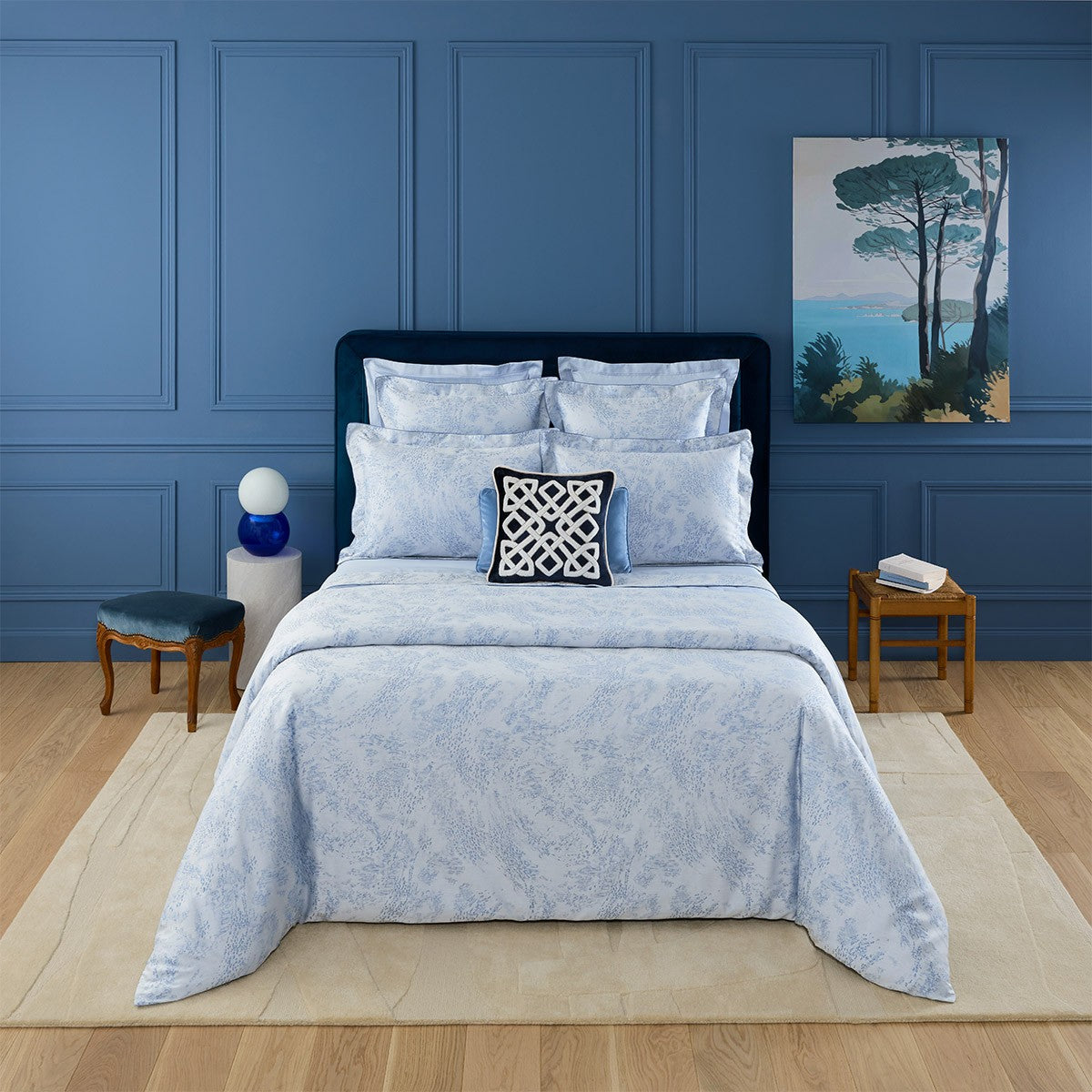 Yves Delorme Ecumes Bed Linen Collection – Pacific White