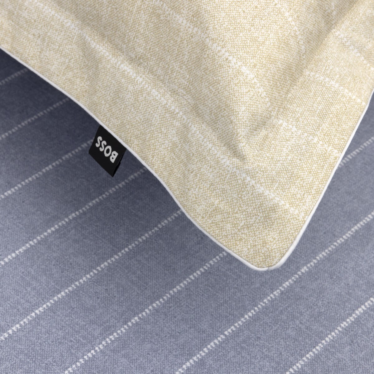 Hugo Boss Azure Mist Bed Linen Collection – Pacific White